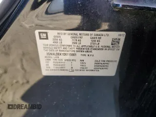 2013 Chevrolet Equinox LT with VIN 2GNALDEK1D6115661, listed as a Copart auction lot 51047015 with 81,142 mi miles and Salvage Title. Bid and sale history available at carsss.com. Image 13.