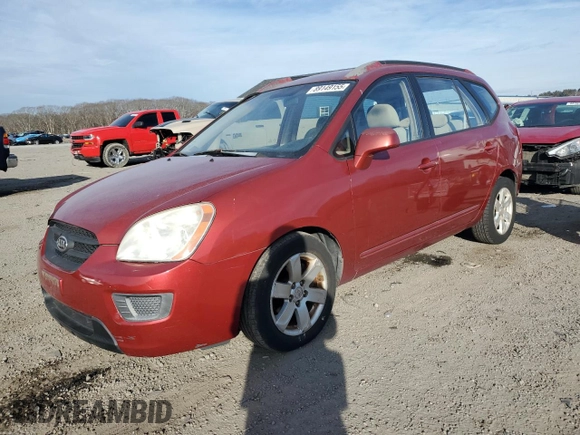 2007 Kia Rondo LX Base with VIN KNAFG525X77087917, listed as a Copart auction lot 89149155 with 126,314 mi miles and Non Repairable. Bid and sale history available at carsss.com. Image 1.