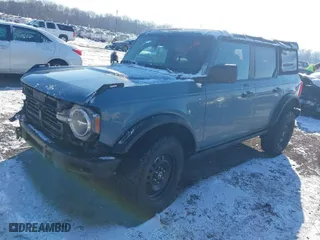 2021 Ford Bronco with VIN 1FMEE5BH2MLB08238, listed as a IAAI auction lot 41355446 with 44,441 mi miles. Bid and sale history available at carsss.com. Image 2.