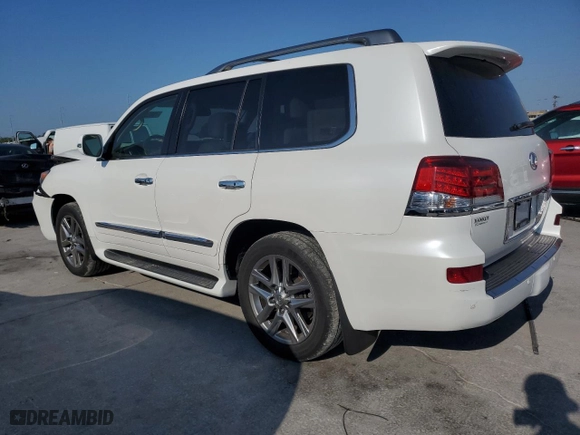 2013 Lexus LX 570 with VIN JTJHY7AX0D4131456, listed as a Copart auction lot 75629334 with 183,565 mi miles and Salvage Title. Bid and sale history available at carsss.com. Image 2.