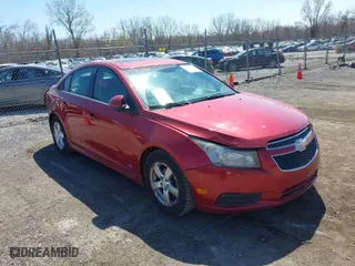 2011 Chevrolet Cruze LT w/2LT with VIN 1G1PG5S90B7228067, listed as a IAAI auction lot 41971698 with 190,123 mi miles. Bid and sale history available at carsss.com. Image 1.