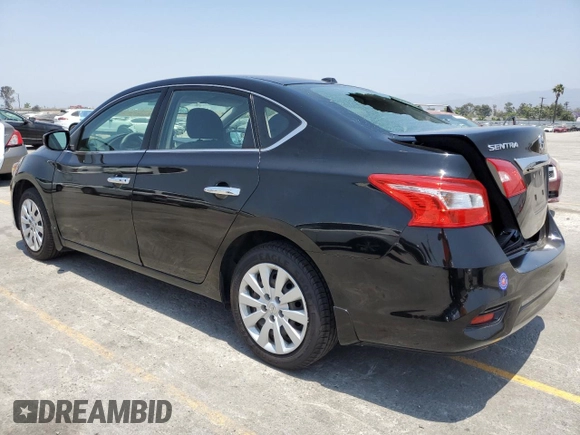 2017 Nissan Sentra SV with VIN 3N1AB7AP0HY363325, listed as a Copart auction lot 58713625 with 56,101 mi miles and Salvage title. Bid and sale history available at DreamBid. Image 2.