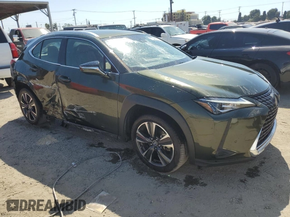 2022 Lexus UX with VIN JTHX3JBH9N2053479, listed as a Copart auction lot 70495194 with 36,481 mi miles and Salvage Title. Bid and sale history available at carsss.com. Image 4.