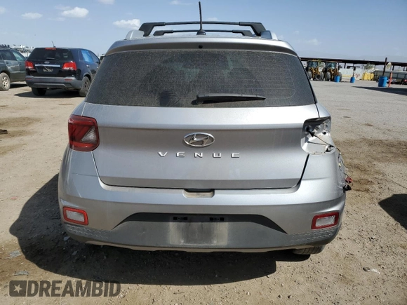 2024 Hyundai Venue SEL with VIN KMHRC8A38RU323364, listed as a Copart auction lot 51352145 with 22,512 mi miles and Salvage Title. Bid and sale history available at DreamBid. Image 6.