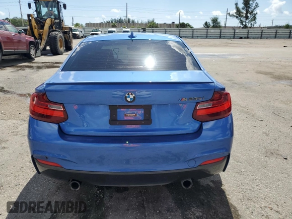 2016 BMW 2 Series M235i with VIN WBA1J7C55GV359470, listed as a Copart auction lot 62556943 with 155,755 mi miles. Bid and sale history available at carsss.com. Image 6.