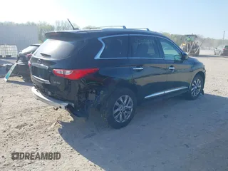 2015 Infiniti QX60 with VIN 5N1AL0MM8FC505909, listed as a IAAI auction lot 42091899 with 120,700 mi miles and . Bid and sale history available at DreamBid. Image 4.