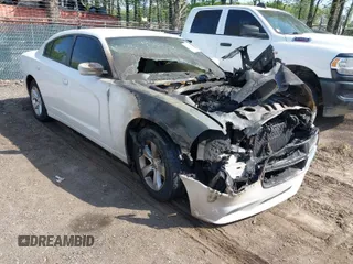 2012 Dodge Charger SE with VIN 2C3CDXBG8CH212282, listed as a IAAI auction lot 42082736 with 95,400 mi miles. Bid and sale history available at carsss.com. Image 1.
