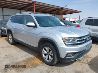 2018 Volkswagen Atlas SEL with VIN 1V2MR2CAXJC537383, listed as a IAAI auction lot 42353413 with 121,626 mi miles and . Bid and sale history available at DreamBid. Image 1.