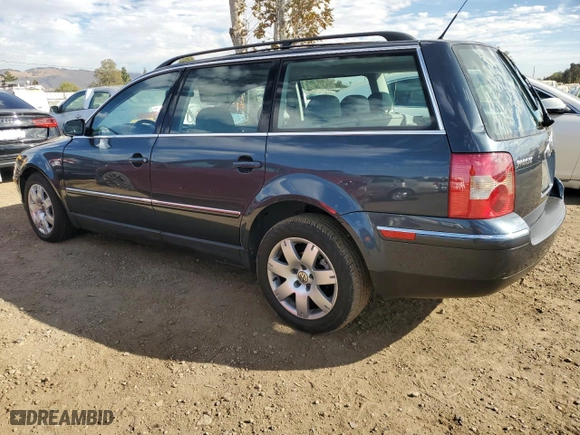 2003 Volkswagen Passat GLX with VIN WVWYH63B63E081430, listed as a Copart auction lot 77882164 with 80,614 mi miles and Salvage Title. Bid and sale history available at carsss.com. Image 2.