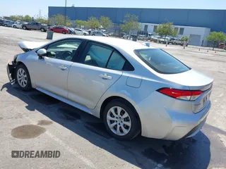 2020 Toyota Corolla LE with VIN JTDEPRAE9LJ020990, listed as a IAAI auction lot 42087507 with 54,314 mi miles and . Bid and sale history available at DreamBid. Image 3.