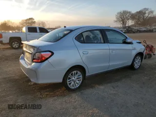 2023 Mitsubishi Mirage ES z VIN ML32FUFJ3PHF05224, wystawiony jako Copart lot #46583475 z przebiegiem 25 570 mil mil oraz Szkoda całkowita • Salvage title. Historia ofert i sprzedaży dostępna na DreamBid. Obrazek 3.