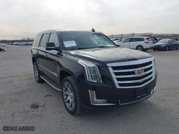 2019 Cadillac Escalade Luxury with VIN 1GYS3BKJ3KR254991, listed as a IAAI auction lot 41728759 with 65,267 mi miles. Bid and sale history available at carsss.com. Image 1.