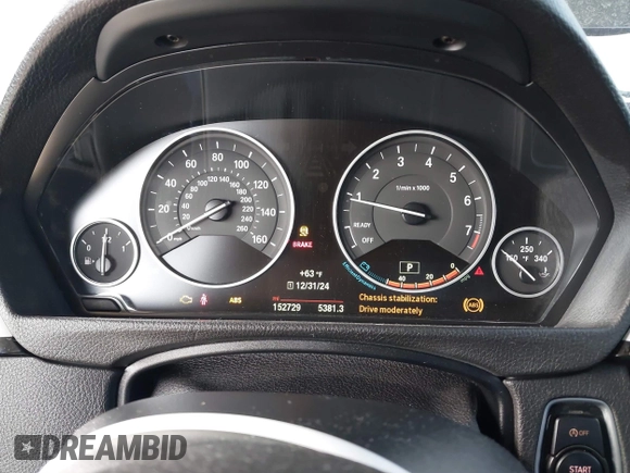2015 BMW 4 Series 428i with VIN WBA4A9C52FGL85228, listed as a IAAI auction lot 41228043 with 152,729 mi miles and . Bid and sale history available at DreamBid. Image 7.