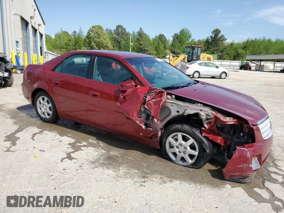 2006 Cadillac CTS with VIN 1G6DM57T060202383, listed as a Copart auction lot 53789615 with 70,985 mi miles and Salvage title. Bid and sale history available at DreamBid. Image 4.