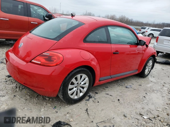 2015 Volkswagen Beetle Fleet Edition with VIN 3VWF17AT6FM603112, listed as a Copart auction lot 47322905 with 95,912 mi miles and Clean title. Bid and sale history available at DreamBid. Image 3.