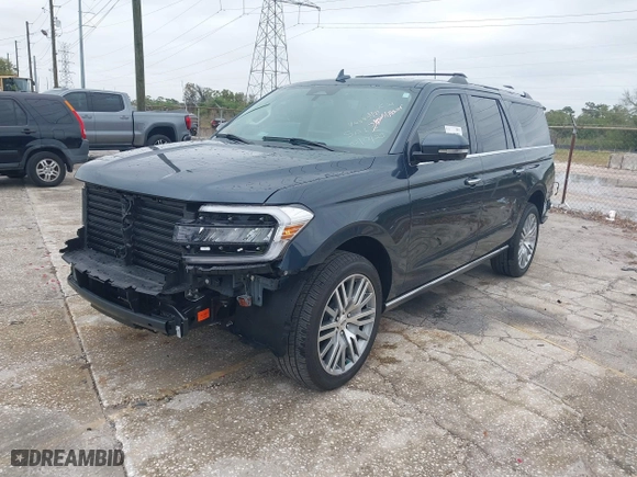 2024 Ford Expedition Max Limited with VIN 1FMJK1K81REA64485, listed as a IAAI auction lot 41657071 with 8,722 mi miles. Bid and sale history available at carsss.com. Image 23.