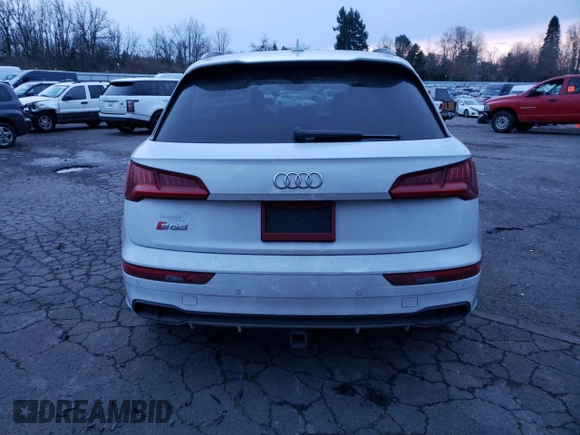 2020 Audi SQ5 Prestige with VIN WA1C4AFY7L2030314, listed as a Copart auction lot 80626253 with Not Provided miles and . Bid and sale history available at DreamBid. Image 6.