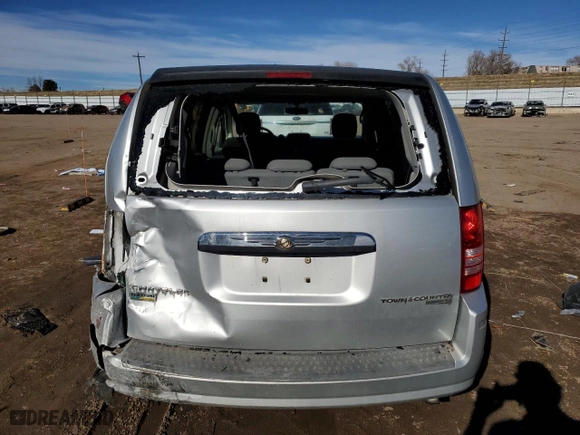 2009 Chrysler Town & Country LX with VIN 2A8HR44E59R656406, listed as a Copart auction lot 43177705 with 113,385 mi miles and Salvage Title. Bid and sale history available at carsss.com. Image 6.