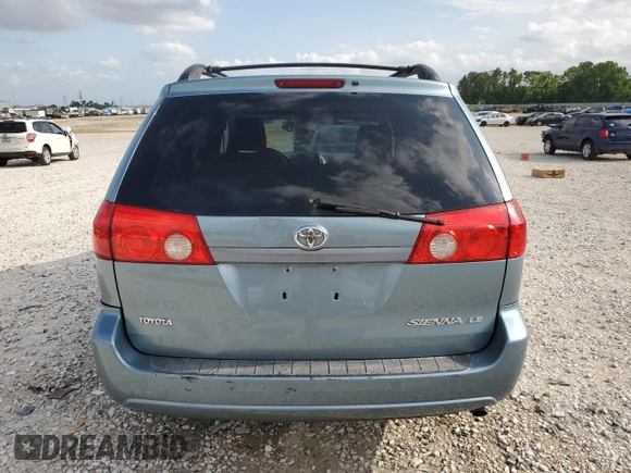 2009 Toyota Sienna CE with VIN 5TDZK23C09S264686, listed as a Copart auction lot 53843565 with 276,509 mi miles and Salvage Title. Bid and sale history available at carsss.com. Image 6.