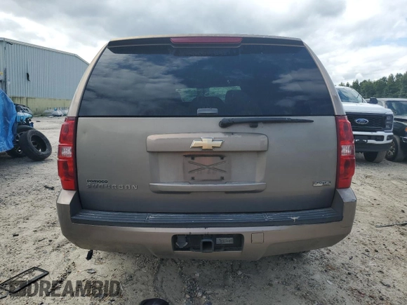 2007 Chevrolet Suburban LT with VIN 1GNFC16057J186709, listed as a Copart auction lot 69533794 with 0 mi miles and Salvage Title. Bid and sale history available at carsss.com. Image 6.
