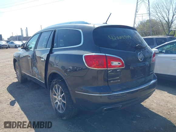 2015 Buick Enclave Leather with VIN 5GAKVBKD7FJ203087, listed as a IAAI auction lot 42008949 with 142,997 mi miles and . Bid and sale history available at carsss.com. Image 3.