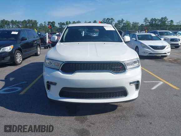 2021 Dodge Durango SXT Plus with VIN 1C4RDHAG6MC721451, listed as a IAAI auction lot 42431143 with 41,418 mi miles and . Bid and sale history available at DreamBid. Image 12.