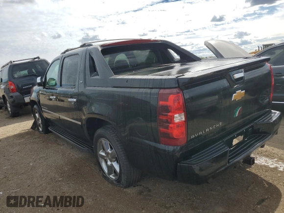 2012 Chevrolet Avalanche LTZ with VIN 3GNTKGE76CG110421, listed as a Copart auction lot 75436804 with 159,044 mi miles and Salvage Title. Bid and sale history available at DreamBid. Image 2.