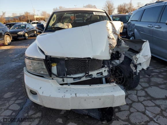 2008 Dodge Dakota Laramie with VIN 1D7HW58N28S638707, listed as a Copart auction lot 82894384 with 0 mi miles and Salvage Title. Bid and sale history available at carsss.com. Image 5.