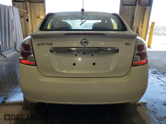 2012 Nissan Sentra S with VIN 3N1AB6AP2CL670351, listed as a Copart auction lot 54409705 with 103,216 mi miles and Salvage Title. Bid and sale history available at DreamBid. Image 6.
