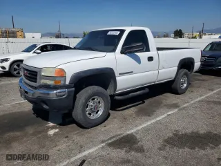 2006 GMC Sierra 2500HD Work Truck with VIN 1GTHC24U46E176421, listed as a Copart auction lot 50232245 with NaN miles and Salvage Title. Bid and sale history available at carsss.com. Image 1.