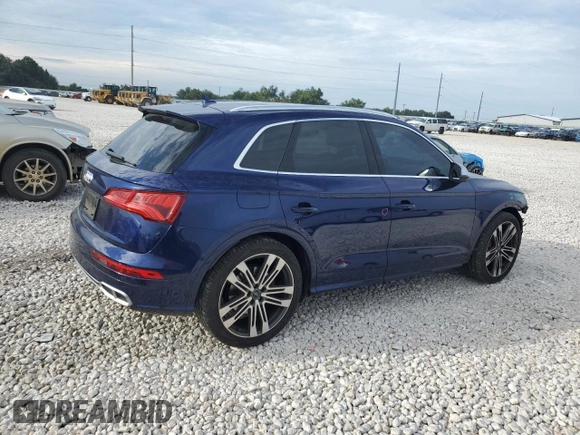 2018 Audi SQ5 Prestige with VIN WA1C4AFY6J2024887, listed as a Copart auction lot 69635524 with 71,905 mi miles and Salvage Title. Bid and sale history available at DreamBid. Image 3.