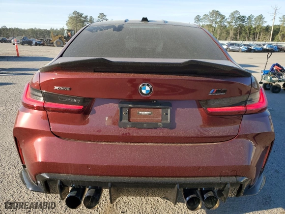 2023 BMW M3 Competition xDrive with VIN WBS43AY01PFP95661, listed as a Copart auction lot 49840935 with 14,931 mi miles and Salvage Title. Bid and sale history available at carsss.com. Image 6.