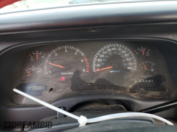 1998 Dodge Durango with VIN 1B4HS28Y9WF116450, listed as a Copart auction lot 61768474 with 228,478 mi miles and Non Repairable. Bid and sale history available at DreamBid. Image 9.