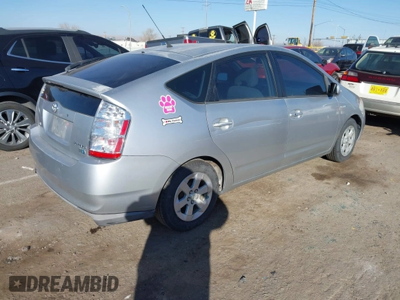2007 Toyota Prius with VIN JTDKB20U173282711, listed as a IAAI auction lot 41397781 with 0 mi miles. Bid and sale history available at carsss.com. Image 4.