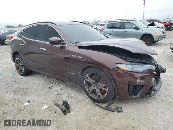 2019 Maserati Levante S z VIN ZN661YUS8KX335680, wystawiony jako Copart lot #86025244 z przebiegiem 65 199 mil mil oraz Czysty tytuł • Clean title. Historia ofert i sprzedaży dostępna na DreamBid. Obrazek 4.