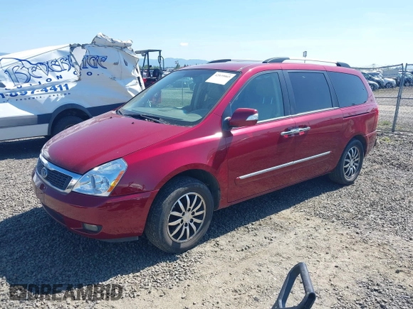 2012 Kia Sedona EX with VIN KNDMH4C70C6417629, listed as a IAAI auction lot 42039065 with 288,061 mi miles. Bid and sale history available at carsss.com. Image 2.