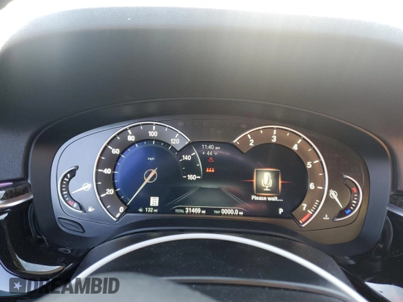 2019 BMW 5 Series 540i xDrive with VIN WBAJE7C57KWD55821, listed as a Copart auction lot 42227935 with 31,469 mi miles and Salvage Title. Bid and sale history available at carsss.com. Image 9.