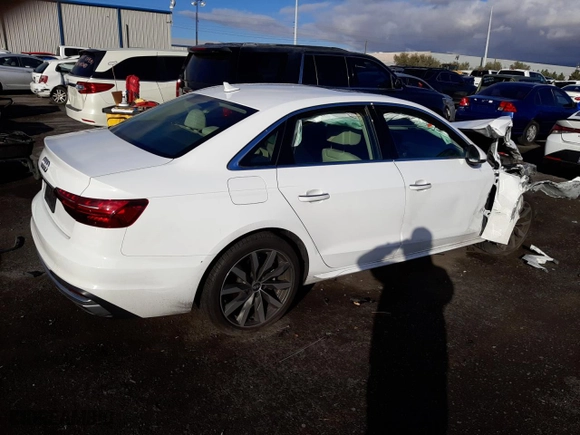 2020 Audi A4 Sedan Premium with VIN WAUGMAF46LA065479, listed as a Copart auction lot 73072632 with 23,033 mi miles. Bid and sale history available at carsss.com. Image 3.