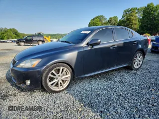 2007 Lexus IS 350 with VIN JTHBE262975014988, listed as a Copart auction lot 59887125 with 135,686 mi miles and Salvage title. Bid and sale history available at DreamBid. Image 1.