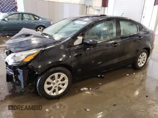 2017 Kia Rio LX with VIN KNADM4A31H6012928, listed as a Copart auction lot 51582335 with 139,601 mi miles and Salvage Title. Bid and sale history available at carsss.com. Image 1.