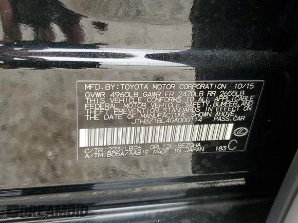 2016 Lexus GS 350 with VIN JTHBZ1BL4GA000114, listed as a Copart auction lot 55514934 with 82,524 mi miles and Salvage Title. Bid and sale history available at carsss.com. Image 14.