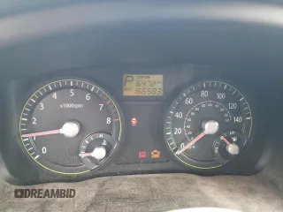 2007 Kia Rio LX with VIN KNADE123976187291, listed as a Copart auction lot 74561344 with 166,583 mi miles and Salvage Title. Bid and sale history available at carsss.com. Image 9.