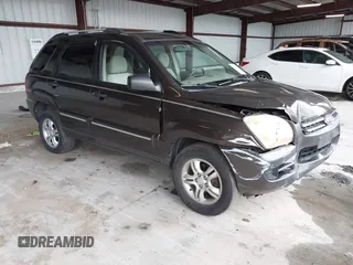 2005 Kia Sportage LX with VIN KNDJF723257079737, listed as a IAAI auction lot 42308012 with 191,564 mi miles and . Bid and sale history available at DreamBid. Image 1.