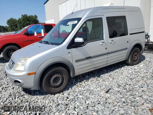 2013 Ford Transit Connect XLT with VIN NM0KS9BN1DT158199, listed as a Copart auction lot 56930665 with 191,534 mi miles and Salvage title. Bid and sale history available at DreamBid. Image 1.