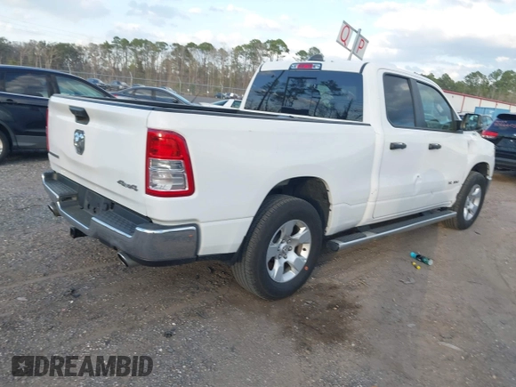 2023 Ram 1500 Big Horn with VIN 1C6SRFBT2PN535571, listed as a IAAI auction lot 41579548 with 42,140 mi miles. Bid and sale history available at carsss.com. Image 4.