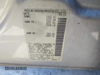 2019 Nissan Altima S with VIN 1N4BL4BV2KC226614, listed as a IAAI auction lot 41868990 with 97,288 mi miles and . Bid and sale history available at carsss.com. Image 9.