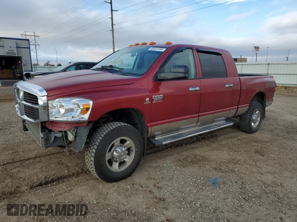 2008 Dodge Ram 2500 Laramie with VIN 3D7KS29A68G174825, listed as a Copart auction lot 80424164 with 152,043 mi miles and Salvage Title. Bid and sale history available at carsss.com. Image 1.