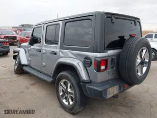 2020 Jeep Wrangler Unlimited North Edition with VIN 1C4HJXEN4LW256740, listed as a IAAI auction lot 41347797 with 84,811 mi miles. Bid and sale history available at carsss.com. Image 3.