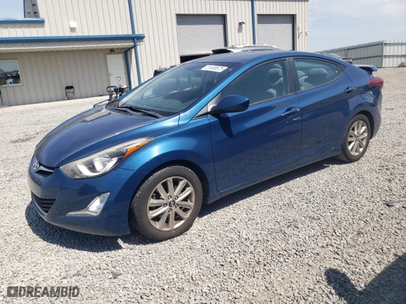 2015 Hyundai Elantra Limited with VIN KMHDH4AE6FU341704, listed as a Copart auction lot 51455675 with 134,738 mi miles and Clean Title. Bid and sale history available at carsss.com. Image 1.
