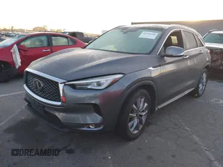 2021 Infiniti QX50 Luxe with VIN 3PCAJ5BA9MF124179, listed as a IAAI auction lot 42296244 with 79,935 mi miles and . Bid and sale history available at DreamBid. Image 2.